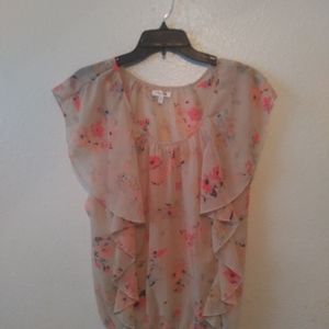 Marisol Flowy sheer shirt
